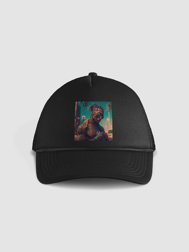 Cyberpunk Sunset Trucker Hat product image (1)