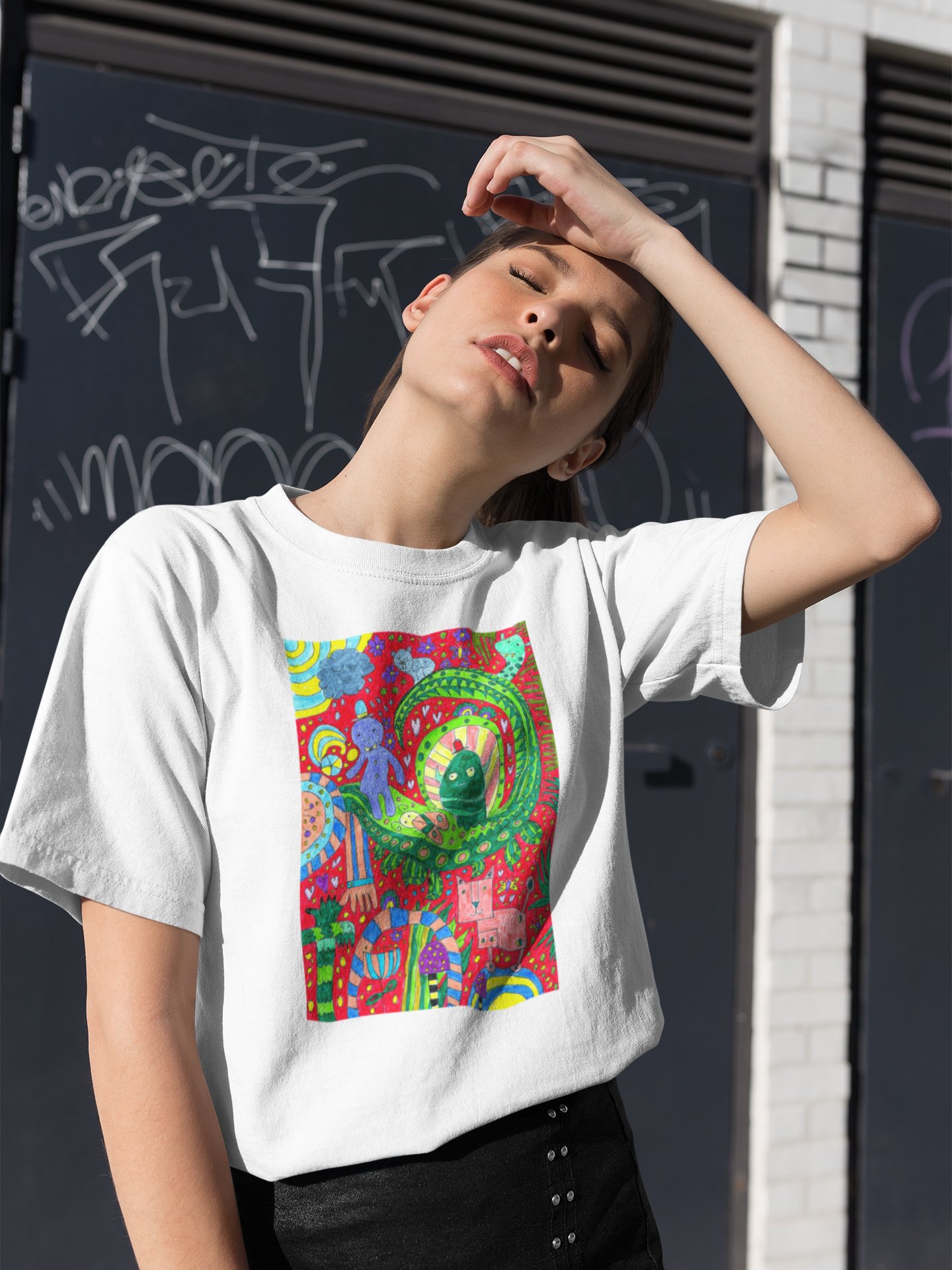 Abstract Doodles Imagination Tee product image (4)