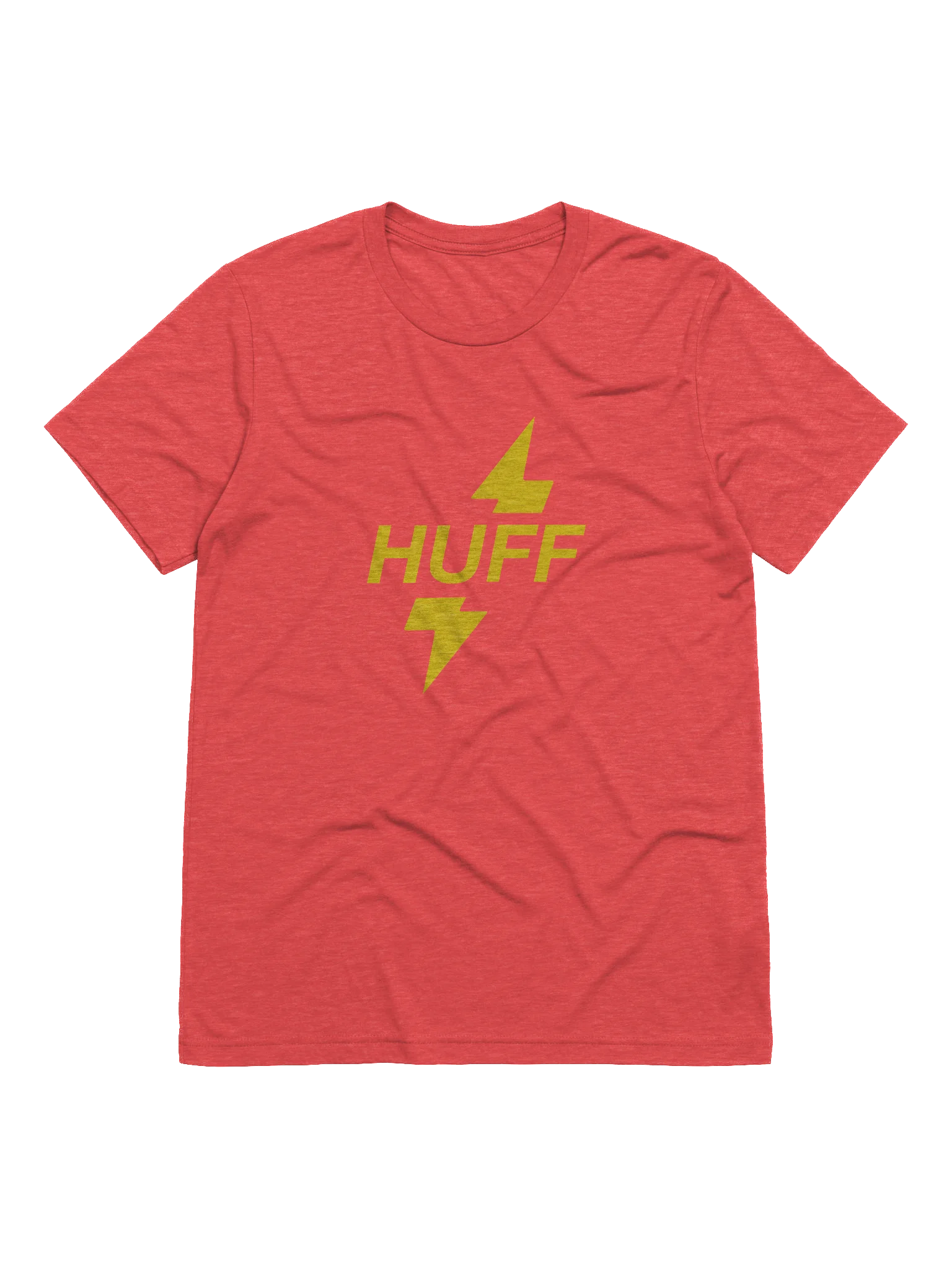 Huff Bolt Short Sleeve T-Shirt Red (Large Logo) product image (1)