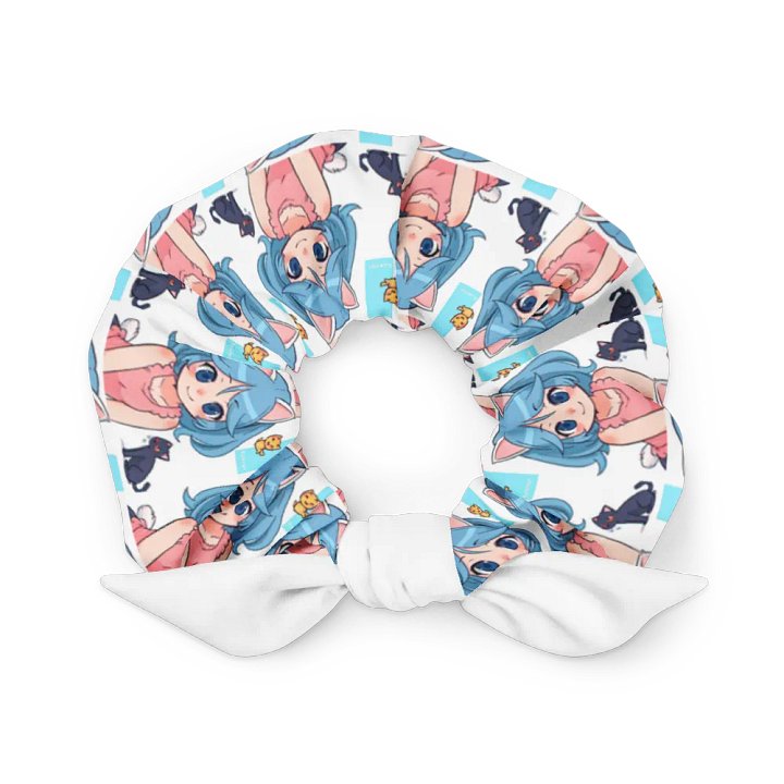 Whimsical Blue-Haired Character All-Over Print Scrunchie product image (1)