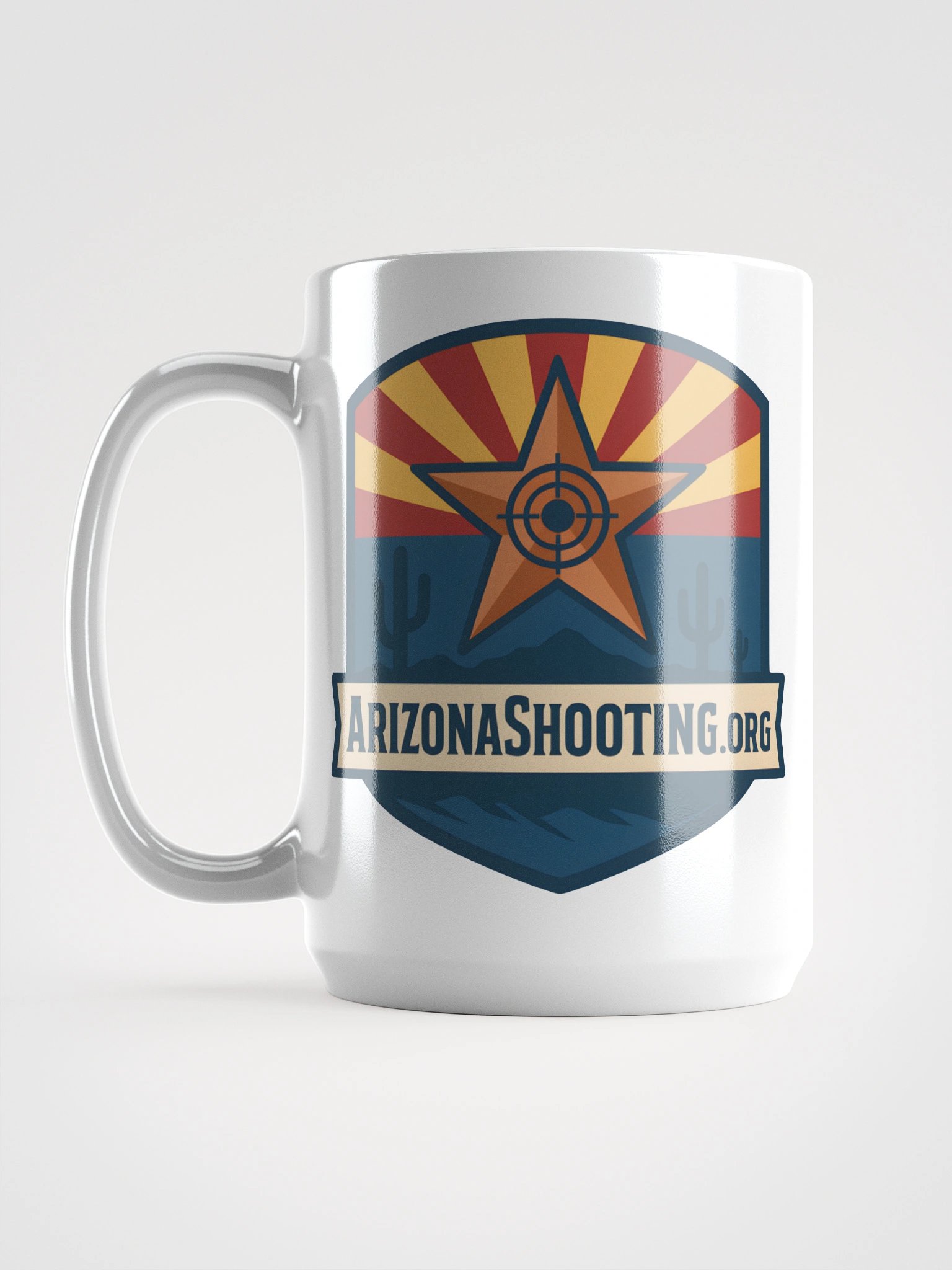 AZS Mug - White (Dual Logo) product image (1)