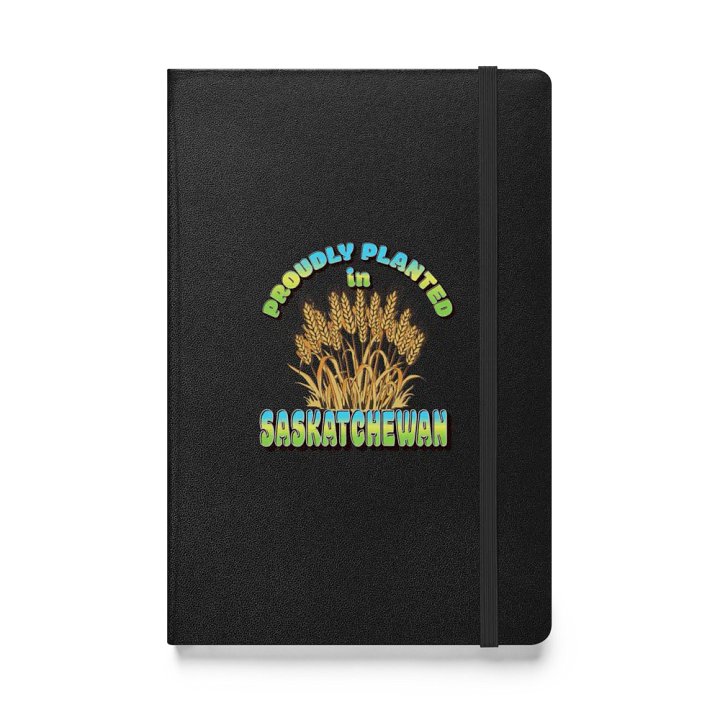 Proudly Planted In Saskatchewan Wheat Hardcover Journal product image (1)