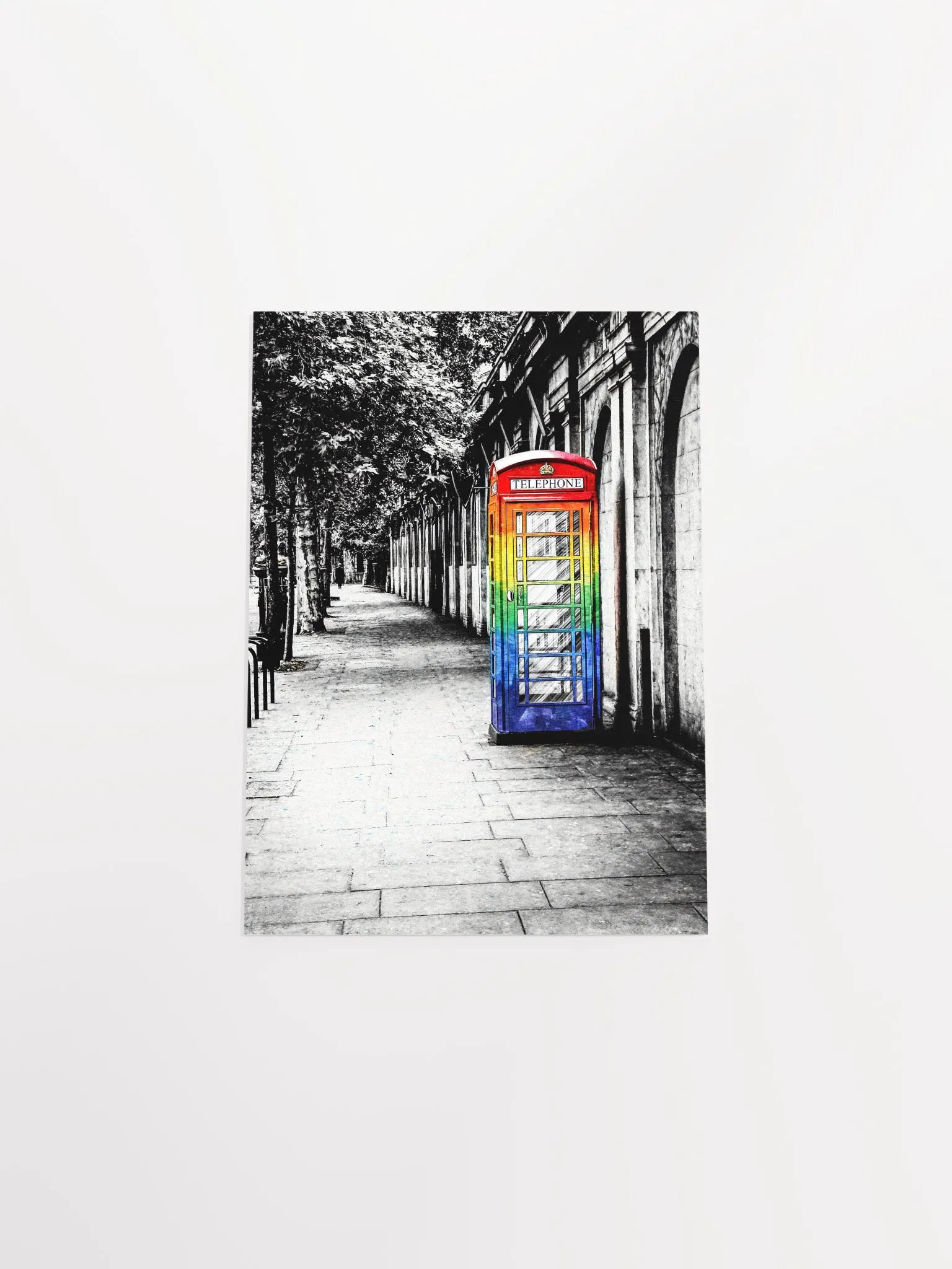 British Telephone Box - LGBTQ Pride Design Studio Art Print product image (4)