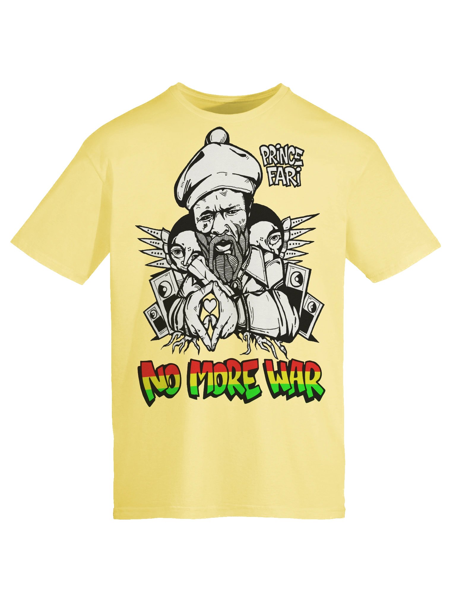 Prince Far I T-Shirt by RasTerms37 (Colorful / Red Gold Green / Basic) product image (4)