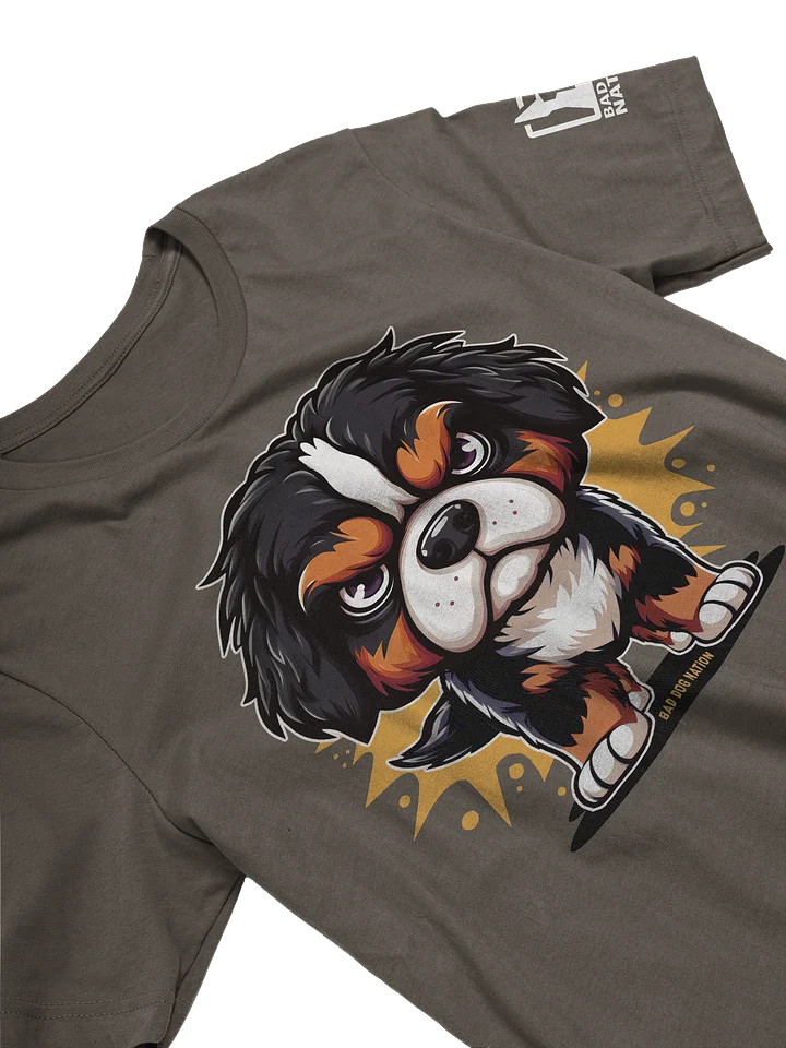 Bernese Mountain Dog Angry Pup - Premium Unisex T-shirt product image (1)