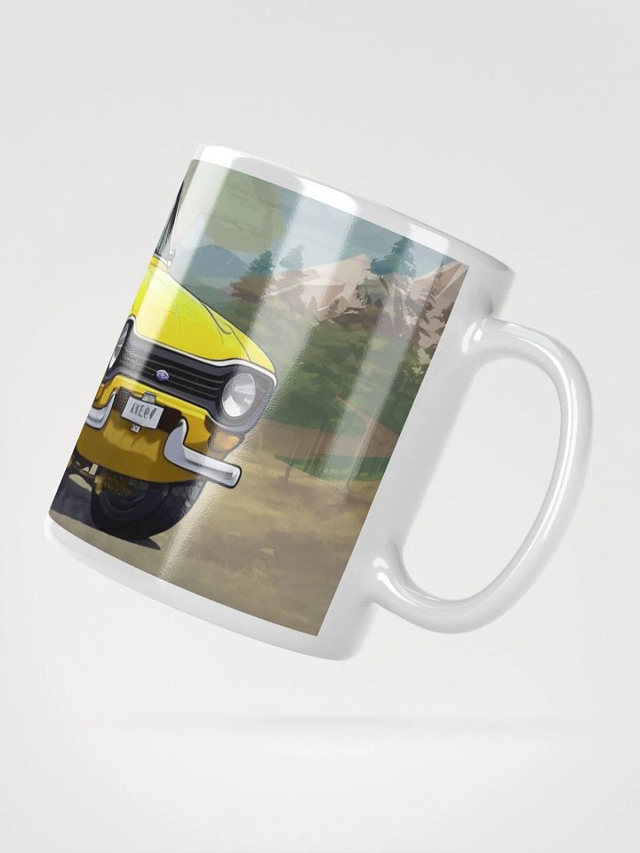 Cartoon Ford Escort MK1 Yellow product image (2)