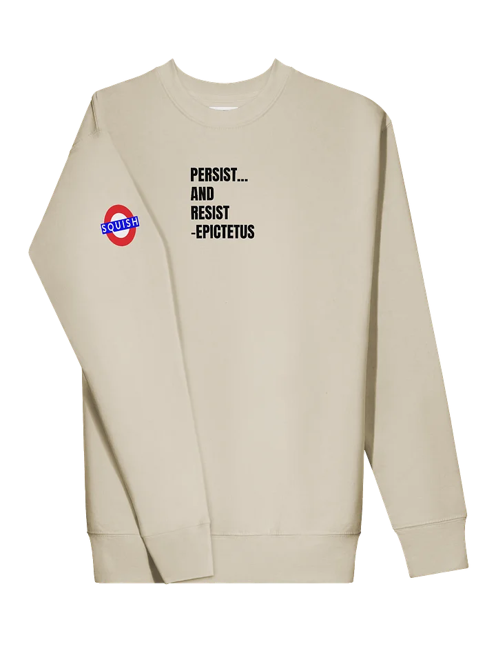Persist and Resist Crewneck V1 - Black product image (2)