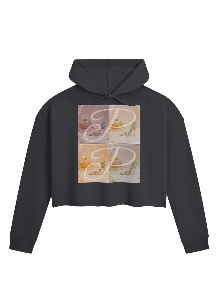 Poised Princess Pearl & Lace Vanity Cropped Hoodie product image (6)