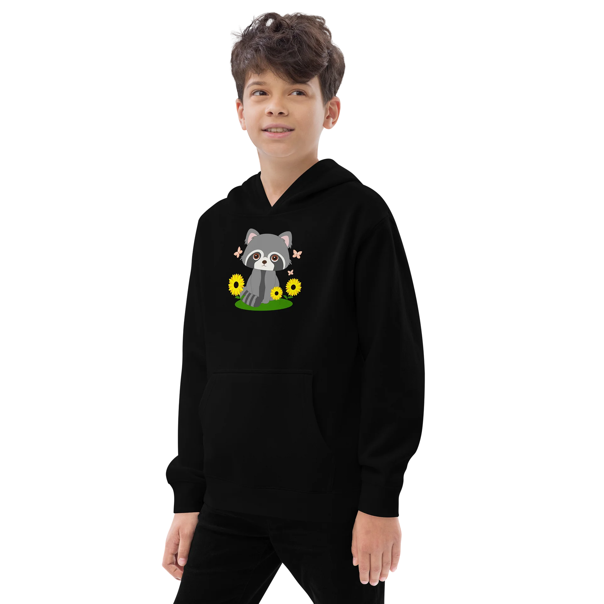 Soft Paws & Petals Raccoon Youth Pullover product image (3)