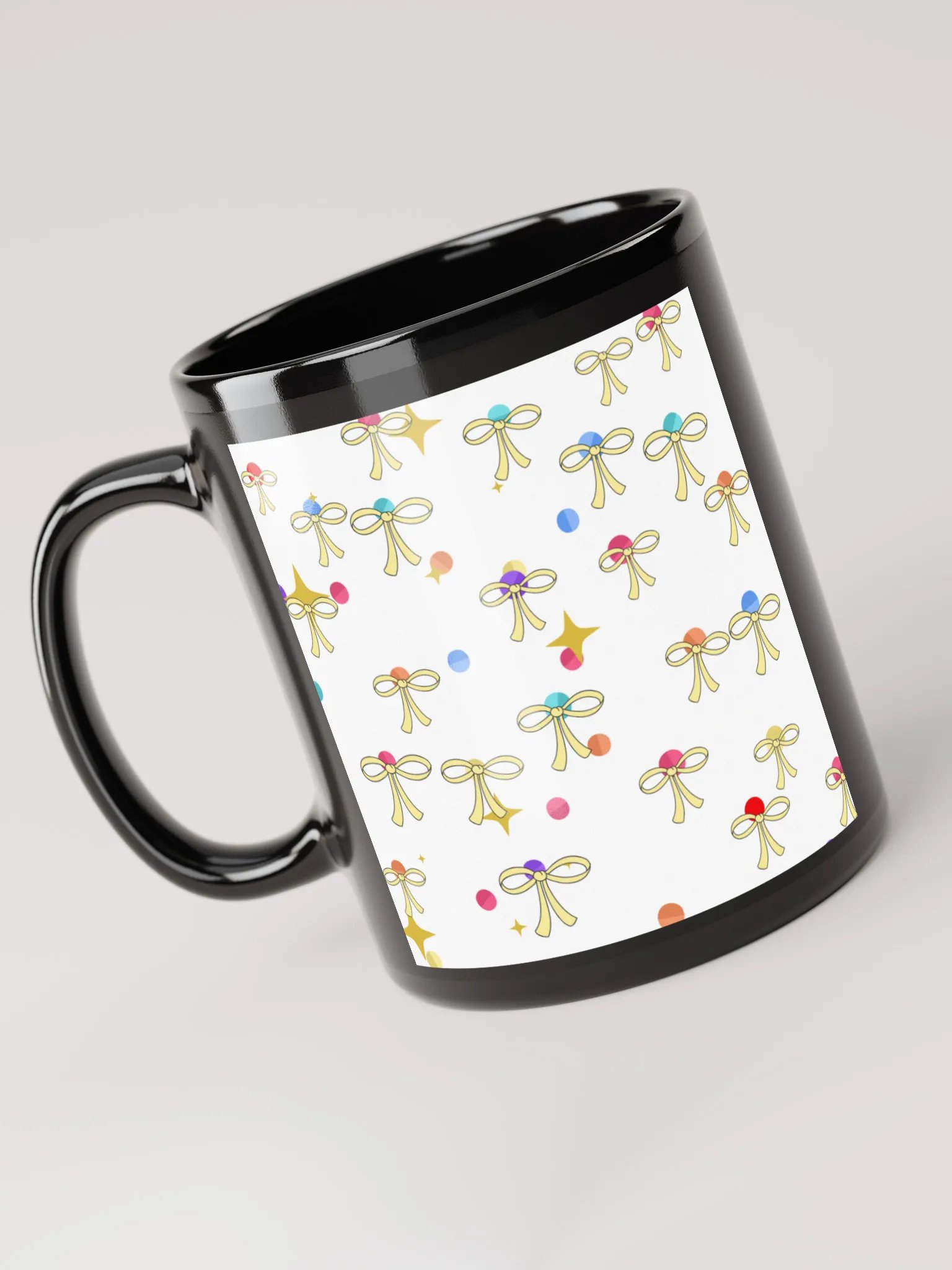 Golden Bow Delight Coffee Mug product image (5)