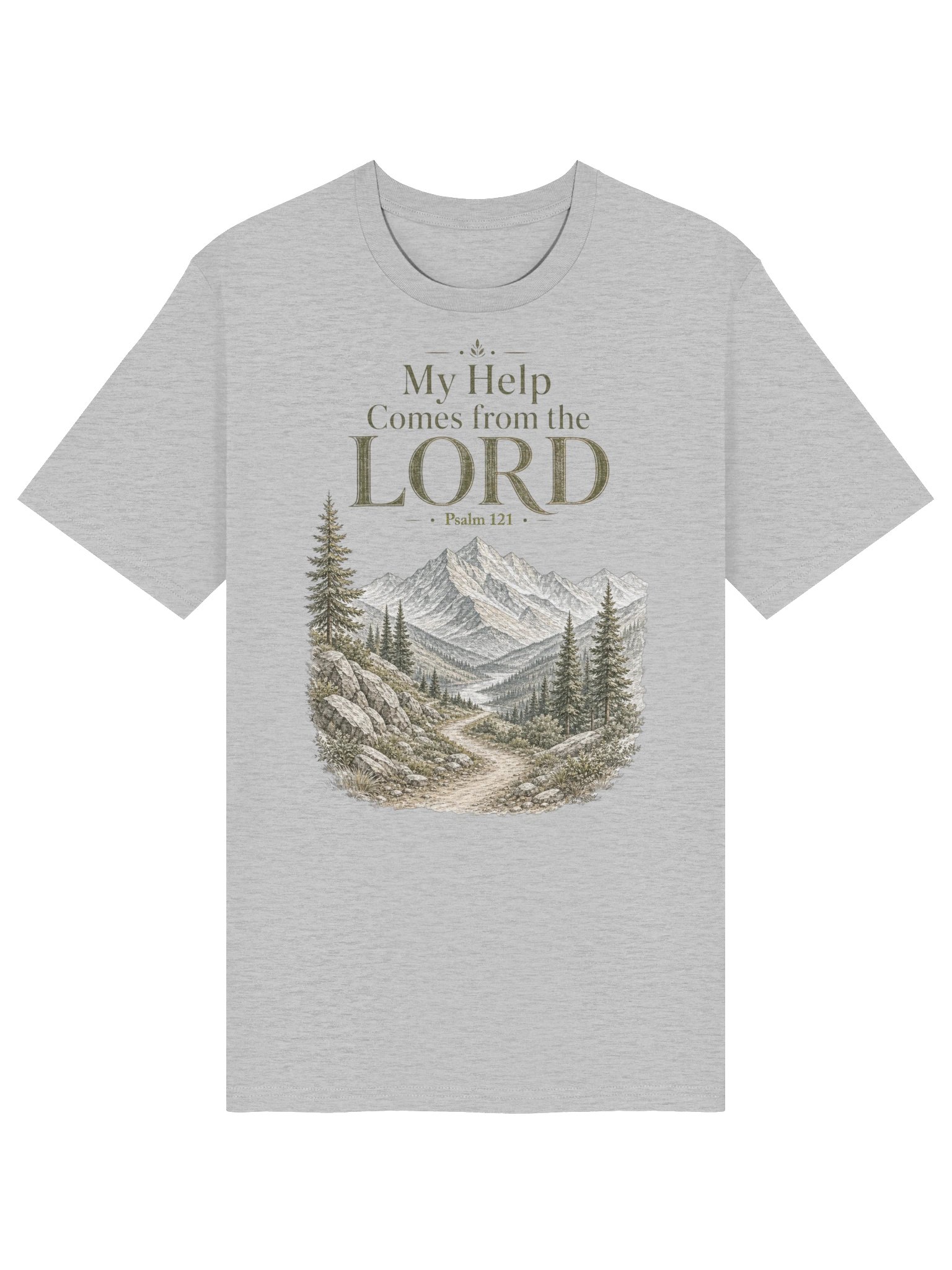 Psalm 121 My Help Comes from the Lord Christian T-shirt product image (1)