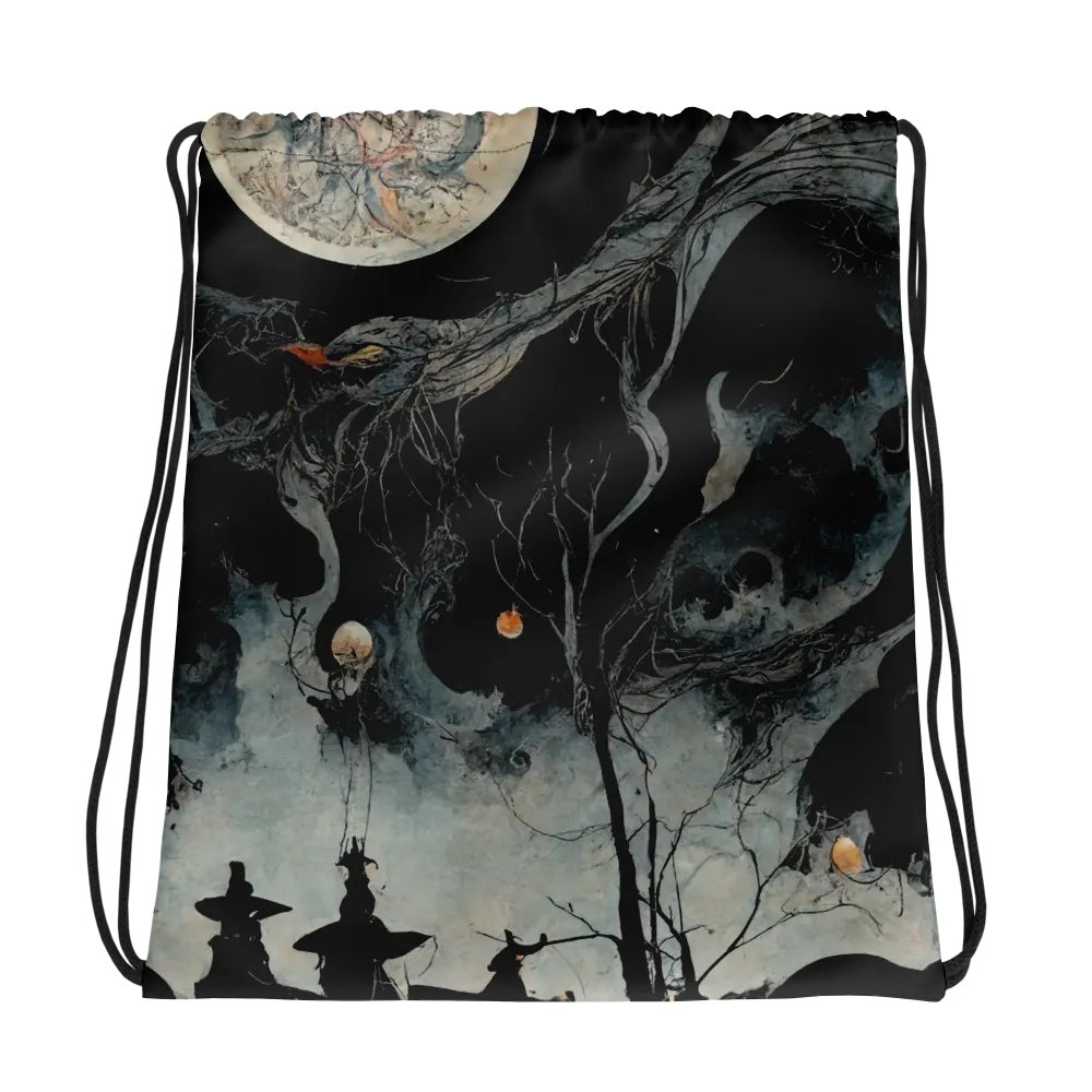 Lunar Dreamscape Drawstring Bag product image (1)