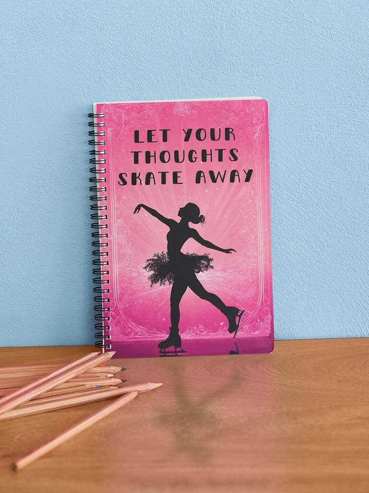 Skate Away Pink Dotted Notebook product image (1)