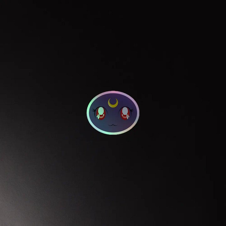 Luna Kitty Holographic Sticker product image (2)