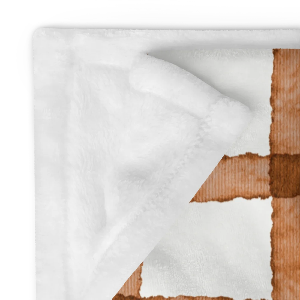 COZY GINGHAM CINNAMON BLANKET IN TWO SIZES product image (11)