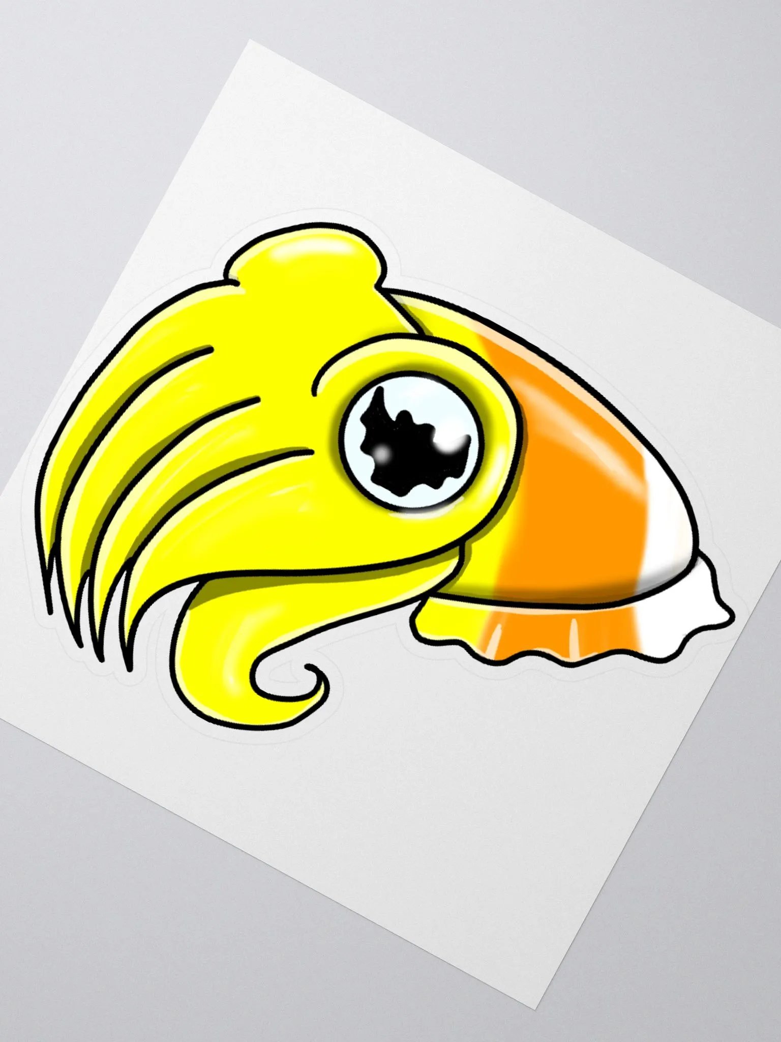 Candycorn - Cuttlefish costume sticker product image (2)