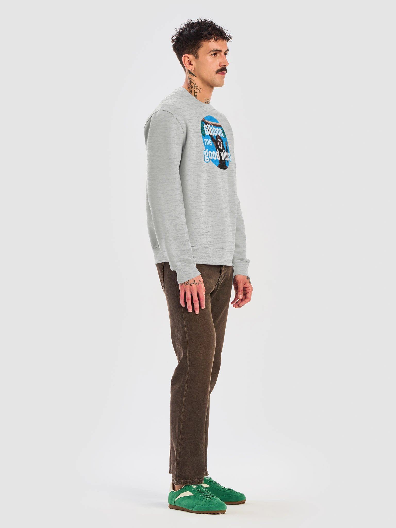 Gibbon me good vibes - Sweatshirt product image (7)