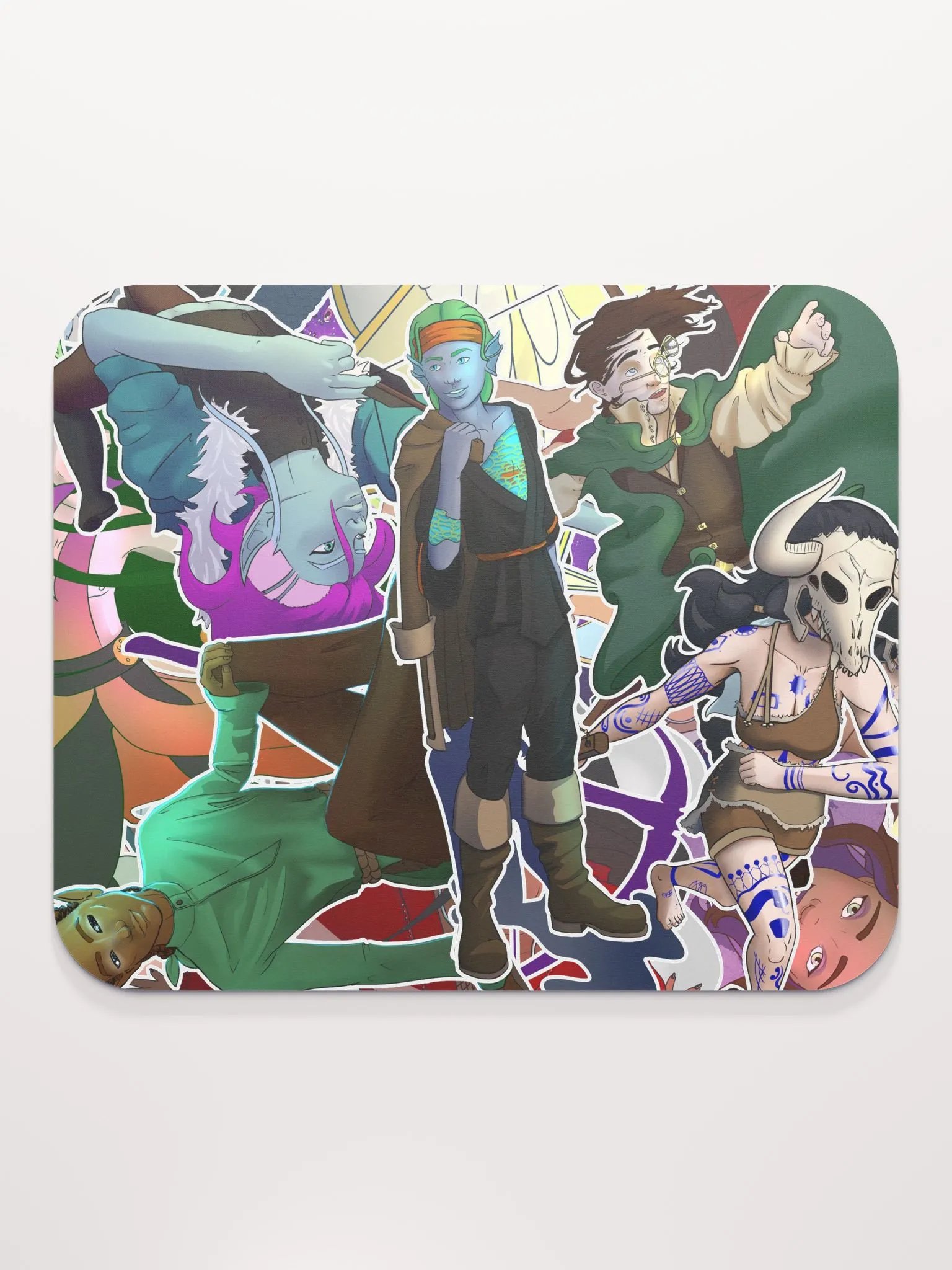 Friends Overlapping Mouse Pad product image (2)