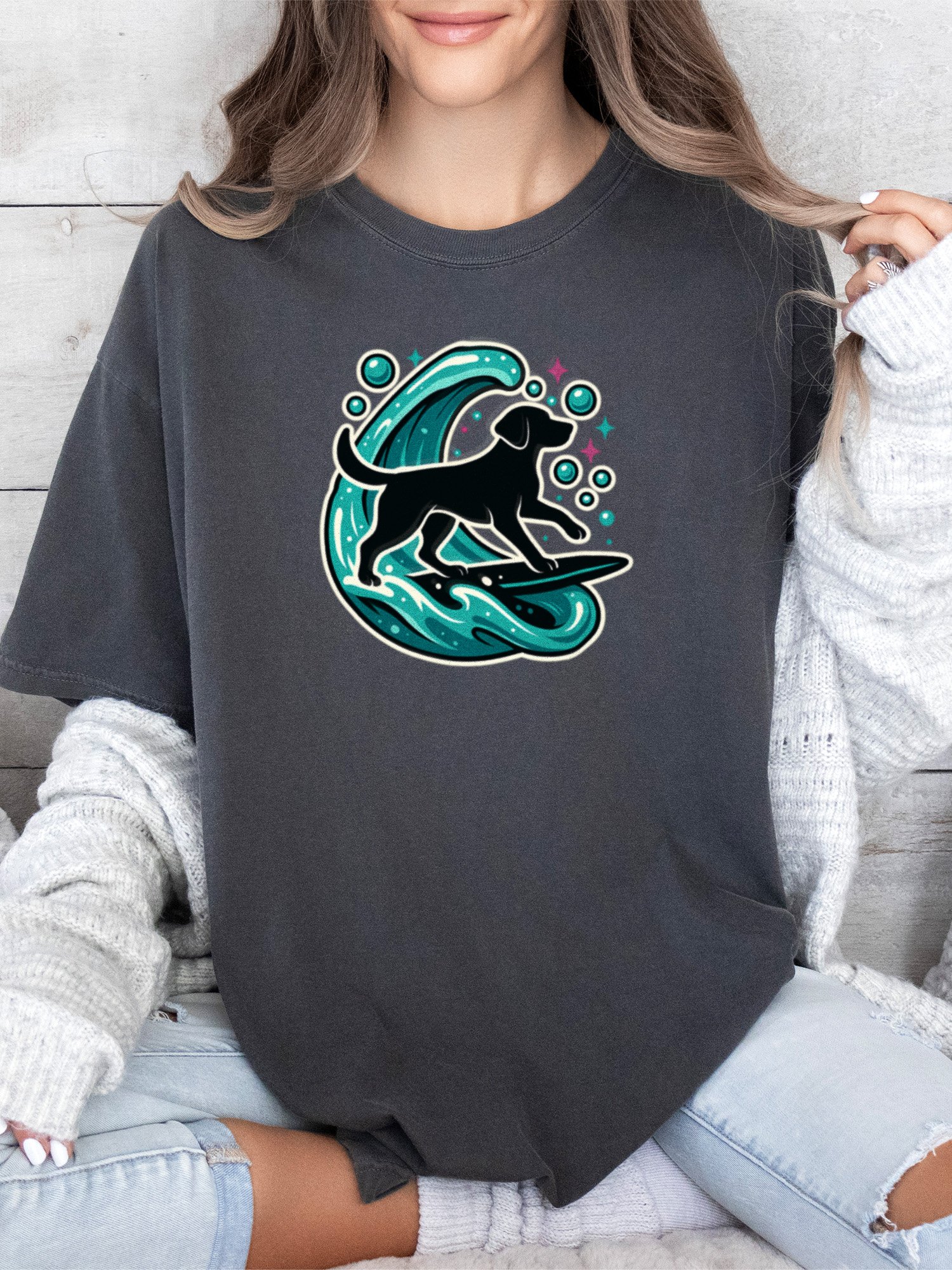 Wave Rider (Labrador Retriever) Tee product image (17)