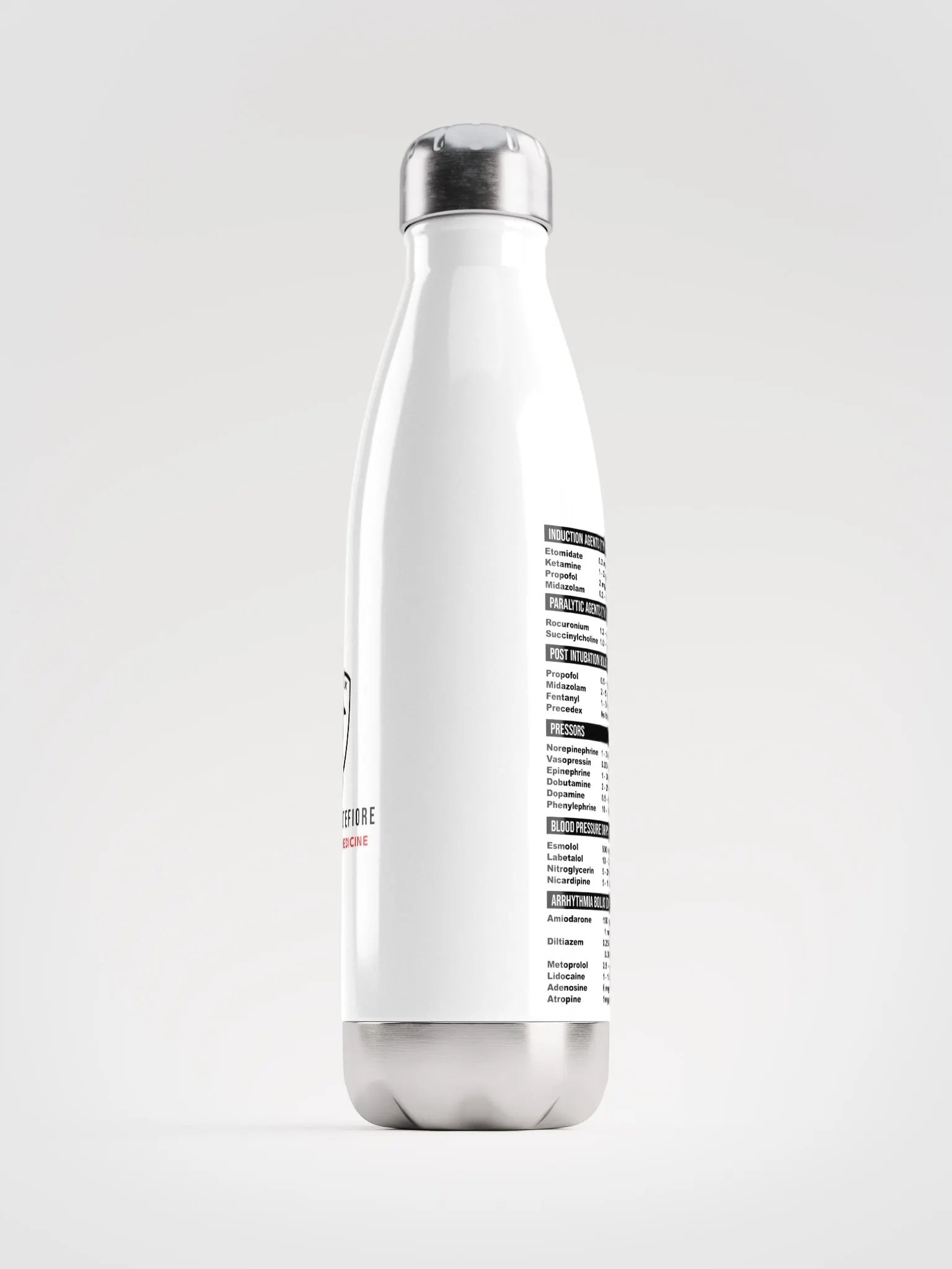JMEM Resus Water Bottle (white) product image (2)