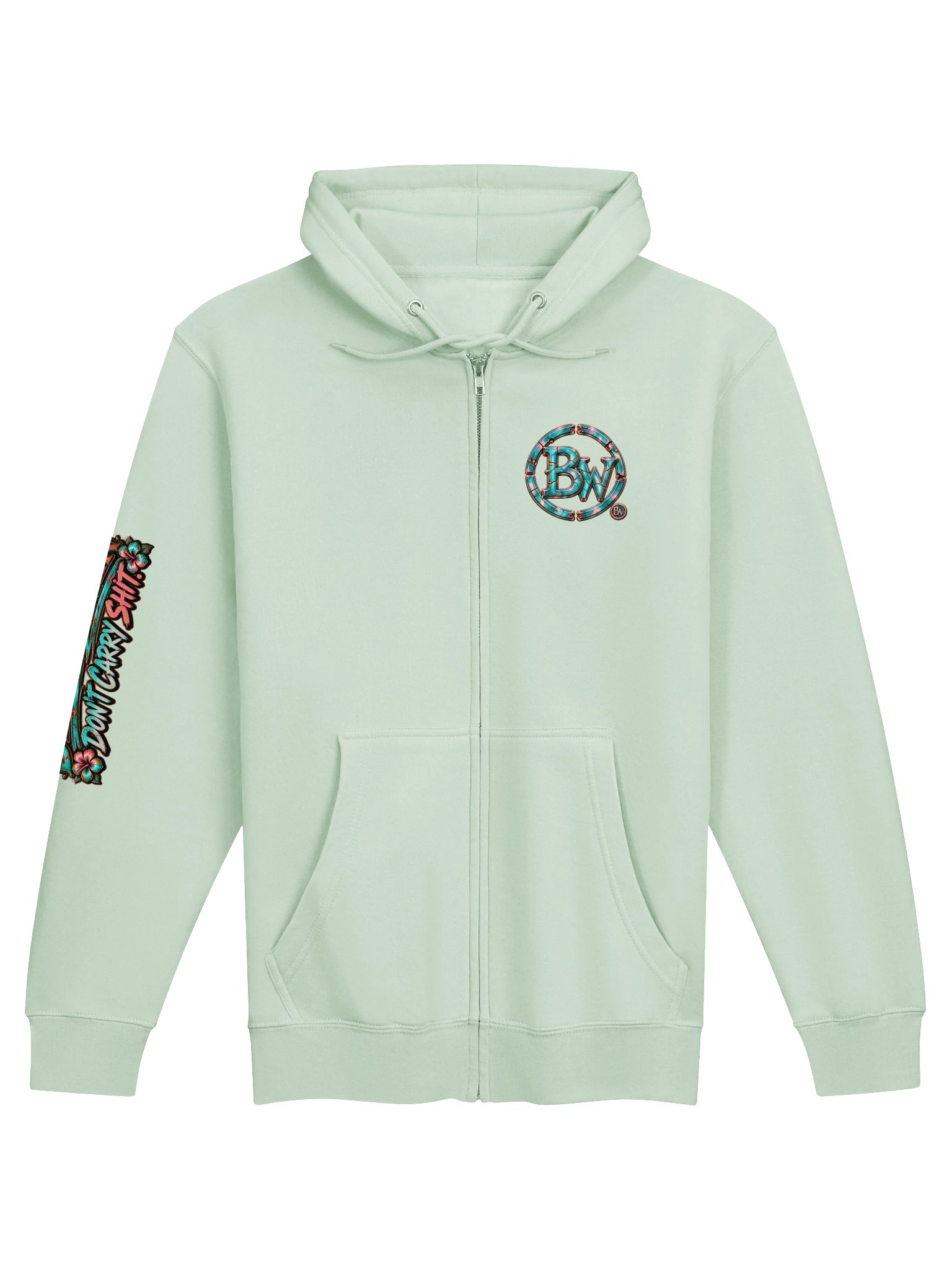 BROKEN WOMEN!™ — BECAUSE MEN DON’T CARRY SHIT — FULL ZIP HOODIE product image (2)