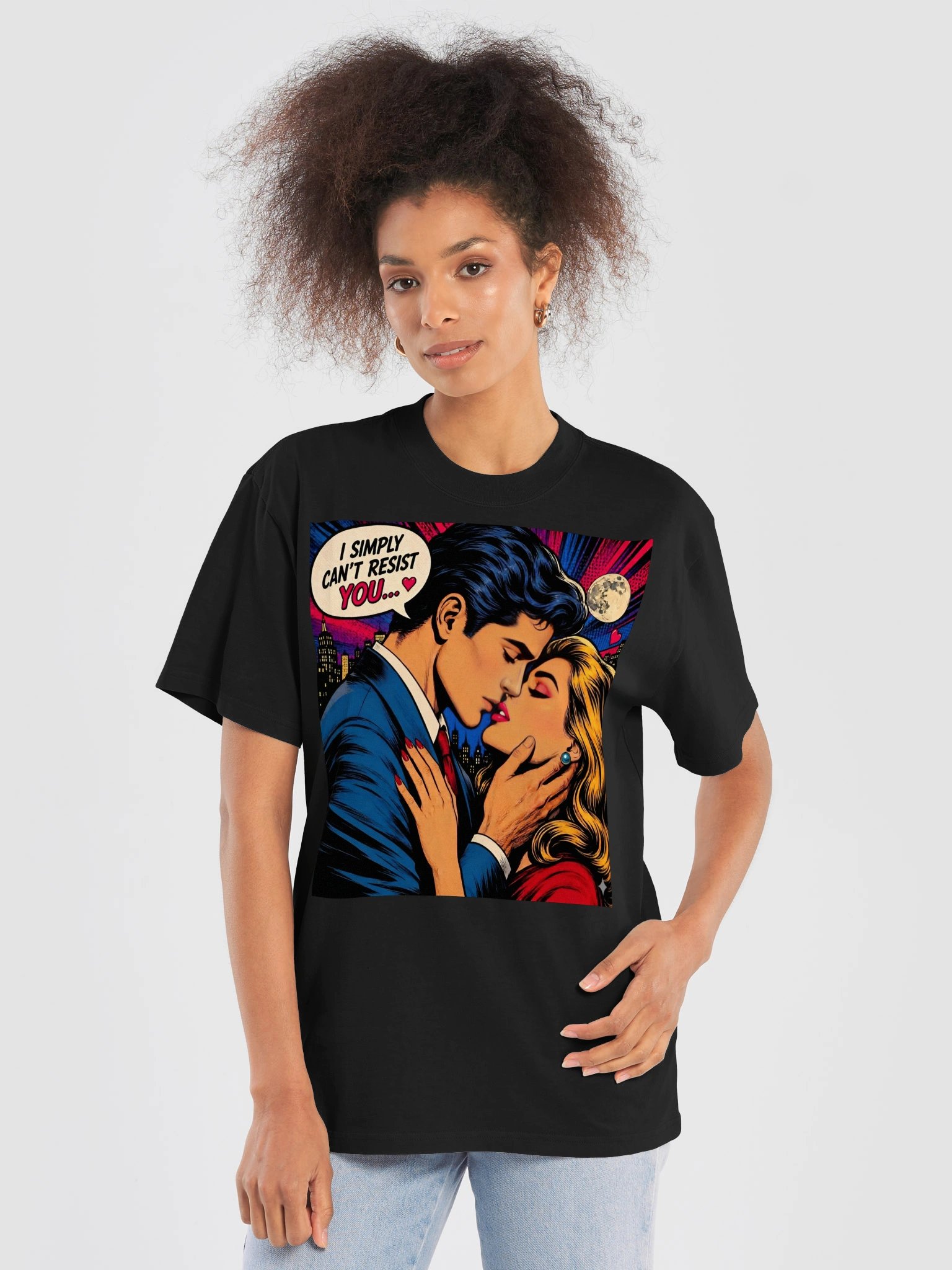 I SIMPLY CAN’T RESIST YOU ❤️ VINTAGE ROMANCE COMIC BOOK T-SHIRT product image (6)