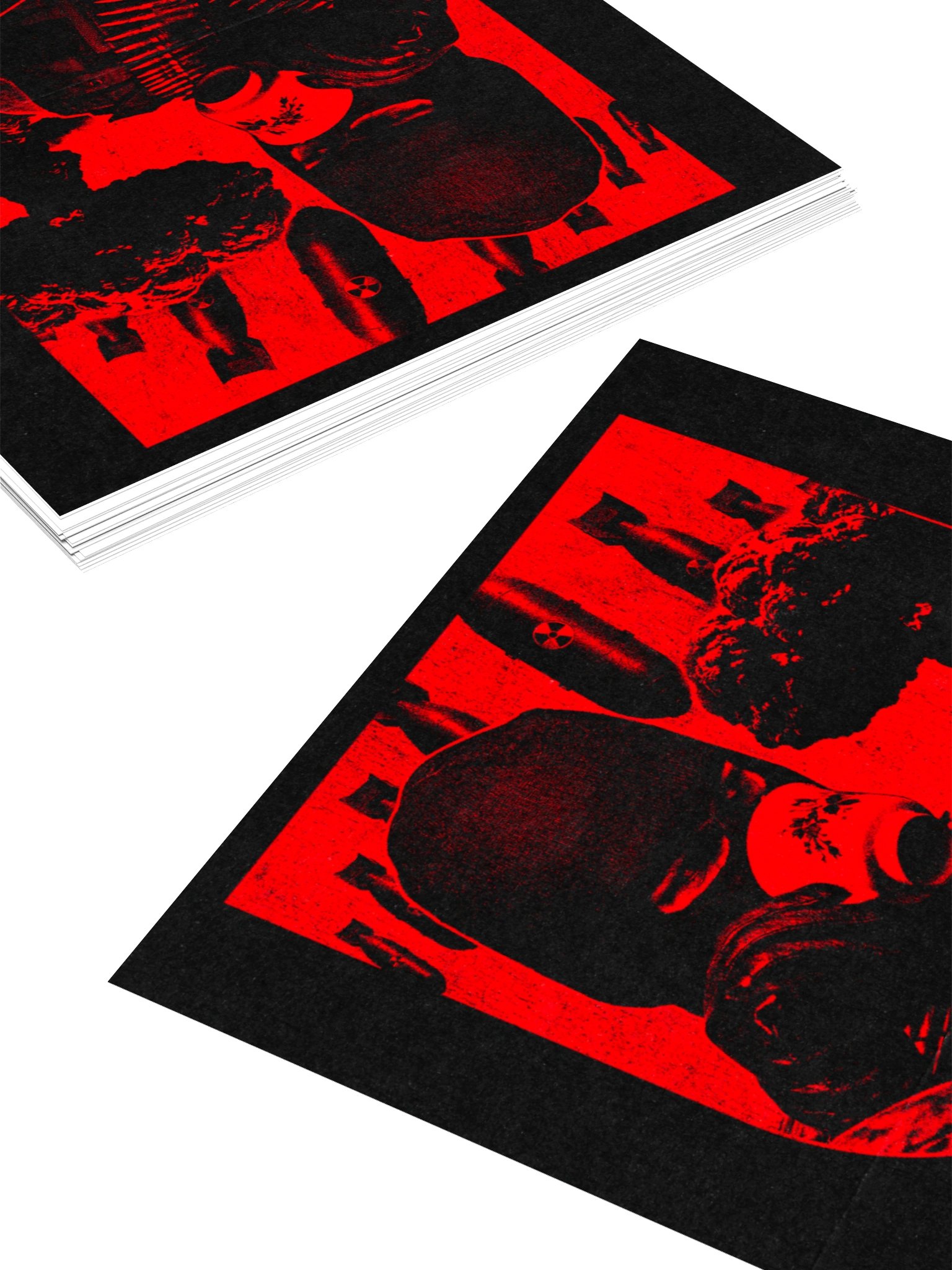 GLOW UP STICKER RED product image (10)