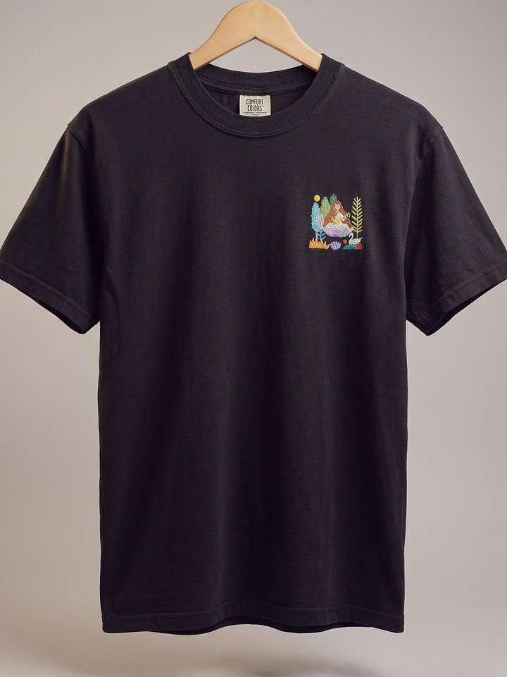 Om Aim Saraswatyai Namaha - The Flow of Knowing (BLACK) product image (2)