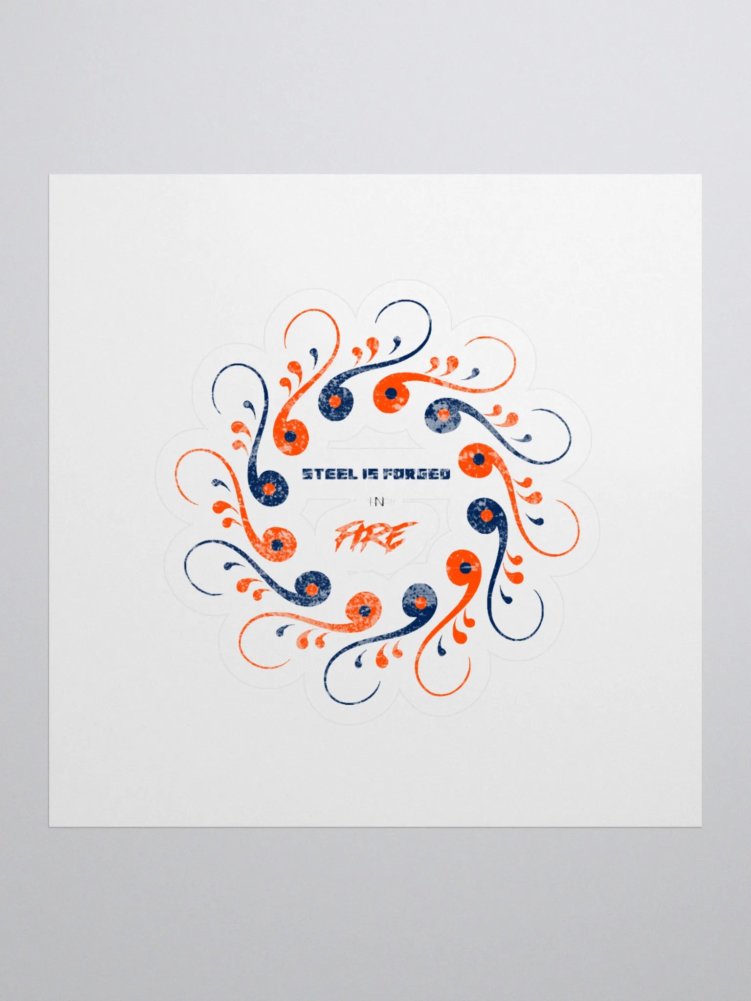 Forged In Fire Mystic Mosaic Kiss Cut Stickers product image (1)