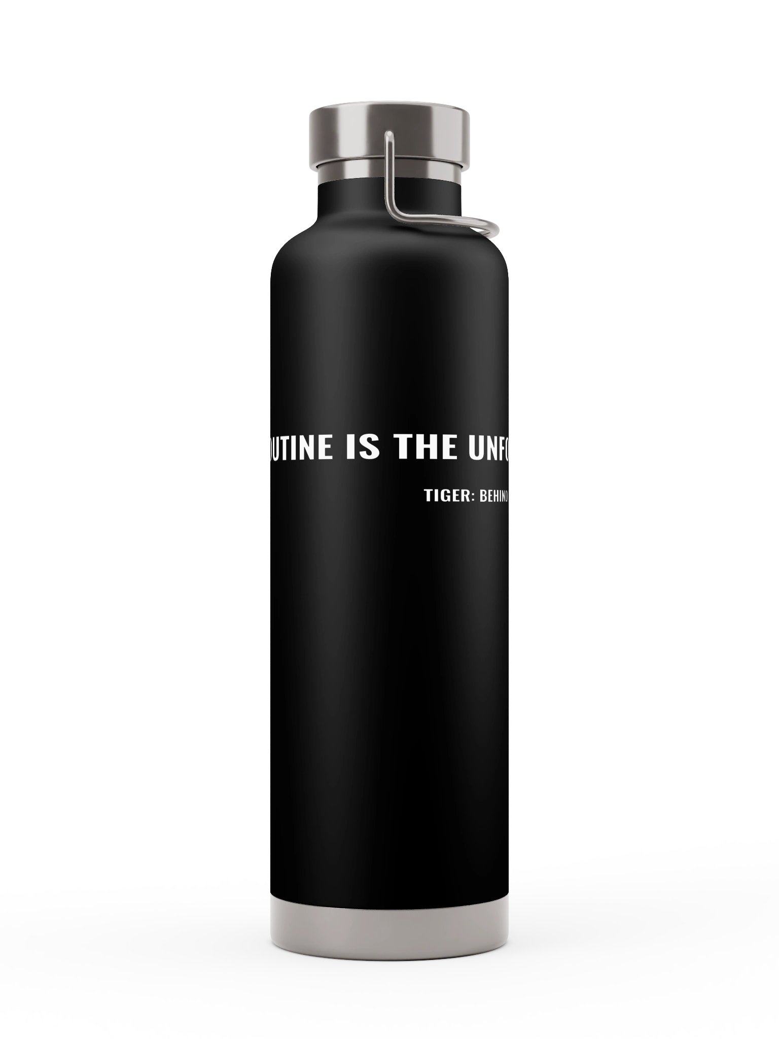 Tiger: Behind the Narrator – "Our Routine Is The Unforeseen" Insulated Bottle product image (1)
