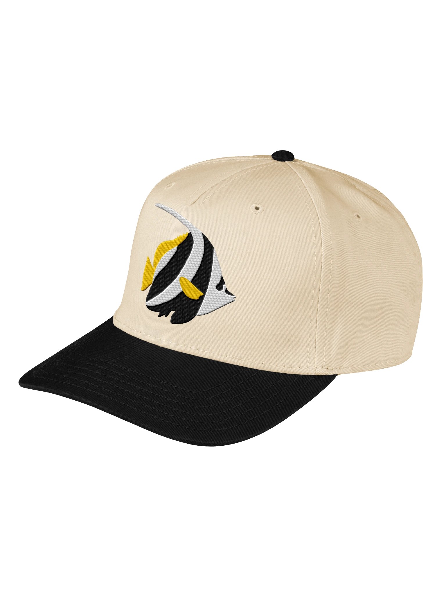 Moorish Idol Embroidered Mid-Profile Baseball Cap | Iconic Reef Fish Hat for Saltwater Aquarium Lovers product image (7)