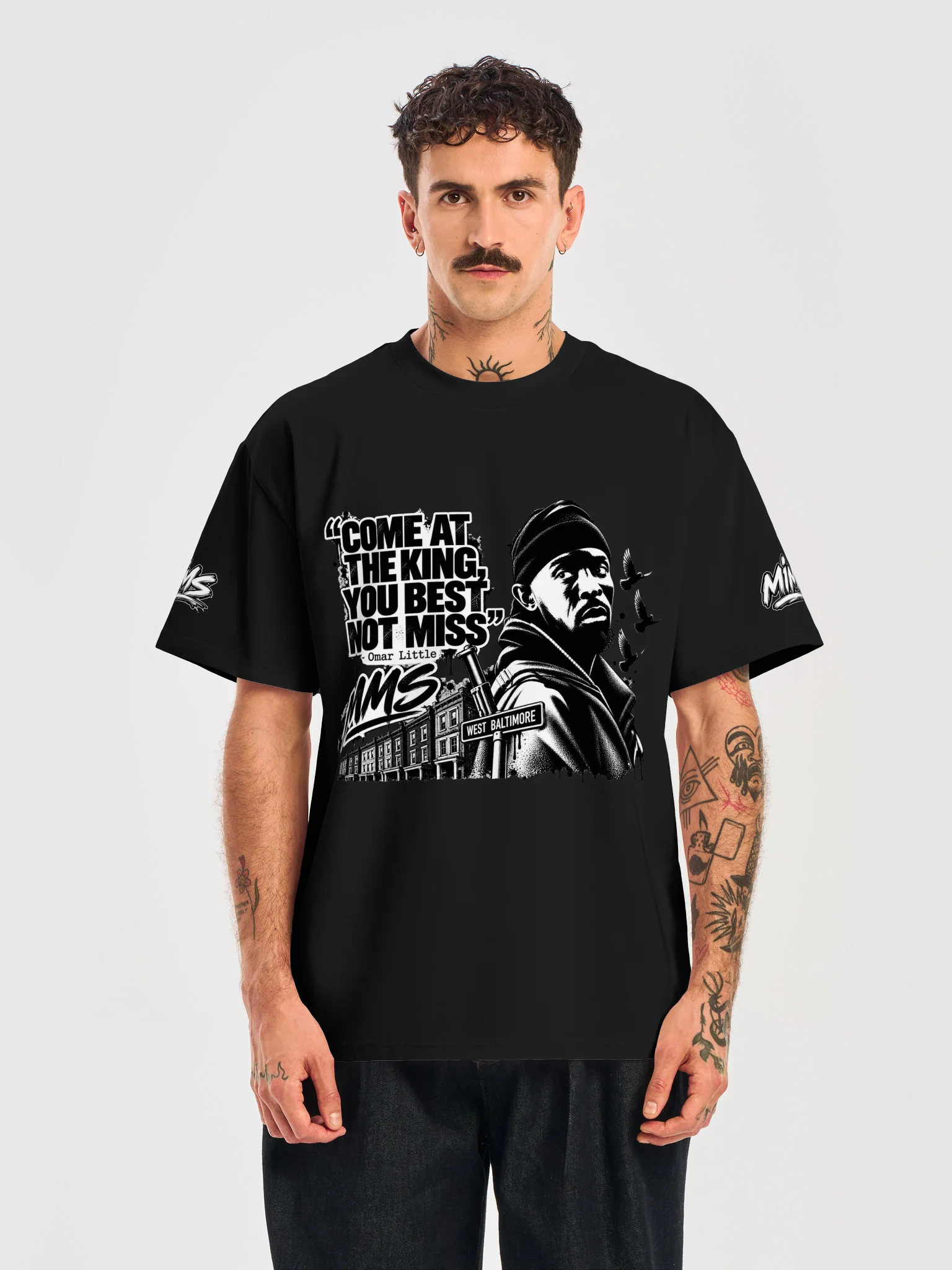 Omar Little Graphic Tee product image (18)
