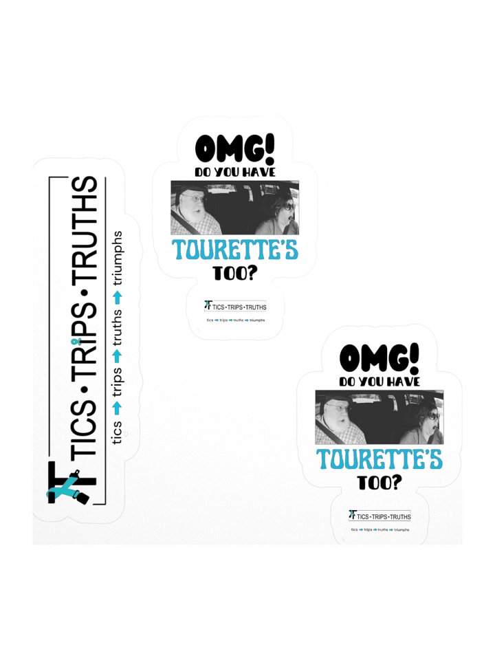OMG Tourettes Too stickers product image (1)
