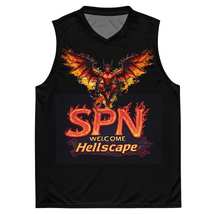S.P.N Hellscape Unisex Basketball Jersey product image (2)