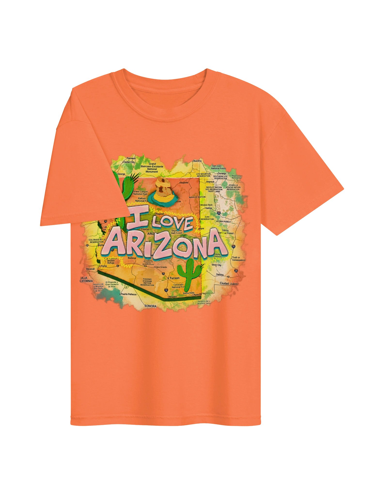 I Love Arizona™ Tee – Desert Orange product image (3)