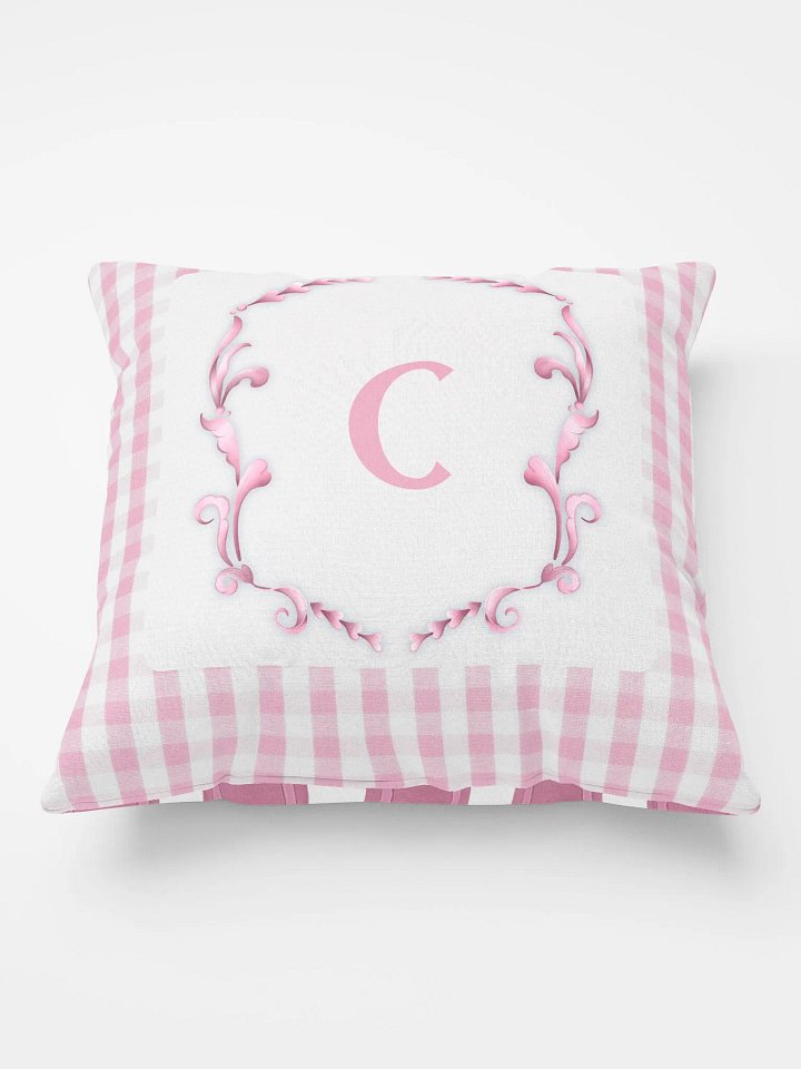 Pink Preppy Charm Pillow C product image (1)