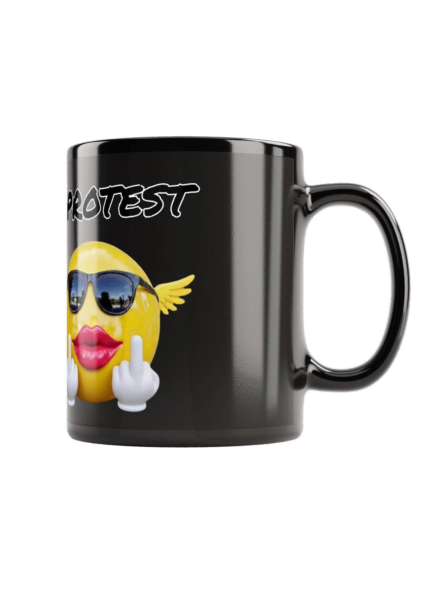 Blank Square Protest Glossy Mug product image (6)