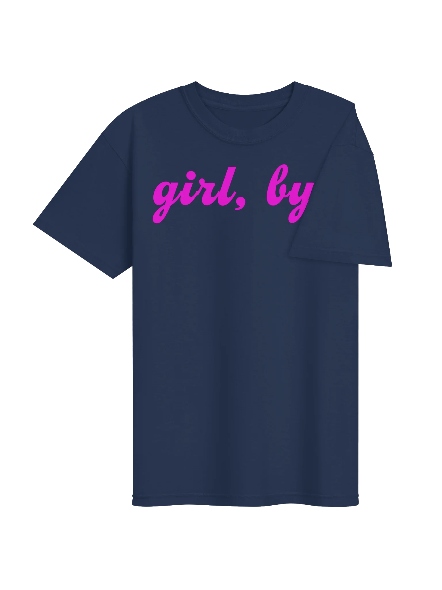 Girl, Bye by Aaliyah Quick Pink Cursive Tee product image (4)