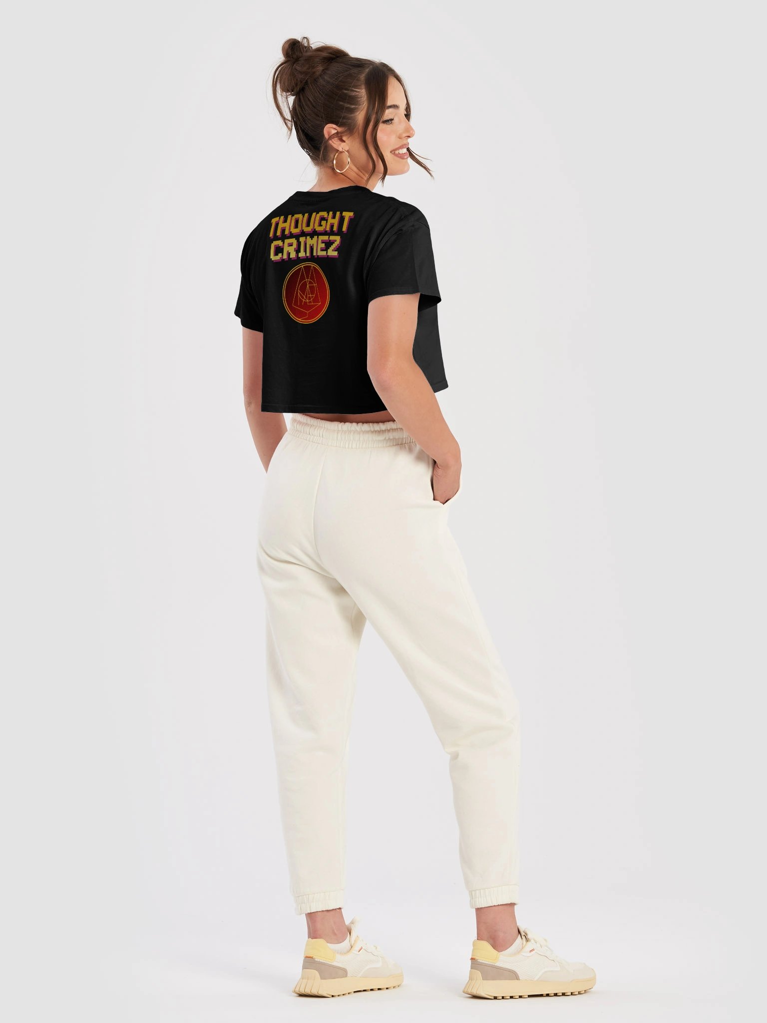 THOUGHT CRIMEZ FIRE ELEMENT CROP TOP product image (4)