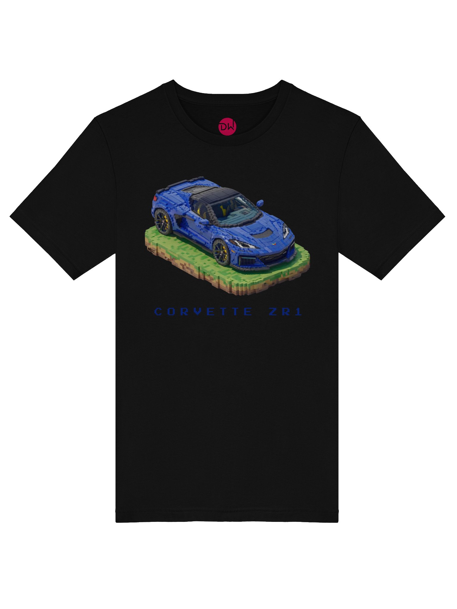 Purple Corvette ZR1 Shirt (Pixel, Retro, Minecraft) product image (44)