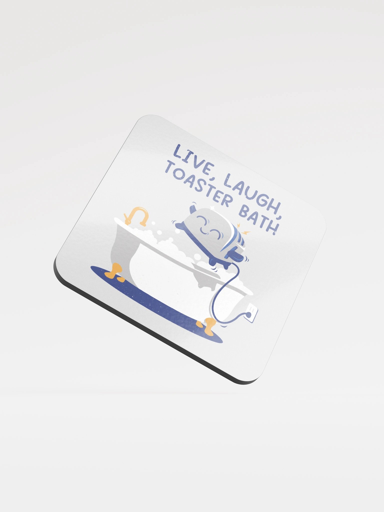 Live, Laugh, Toaster Bath Coaster product image (1)
