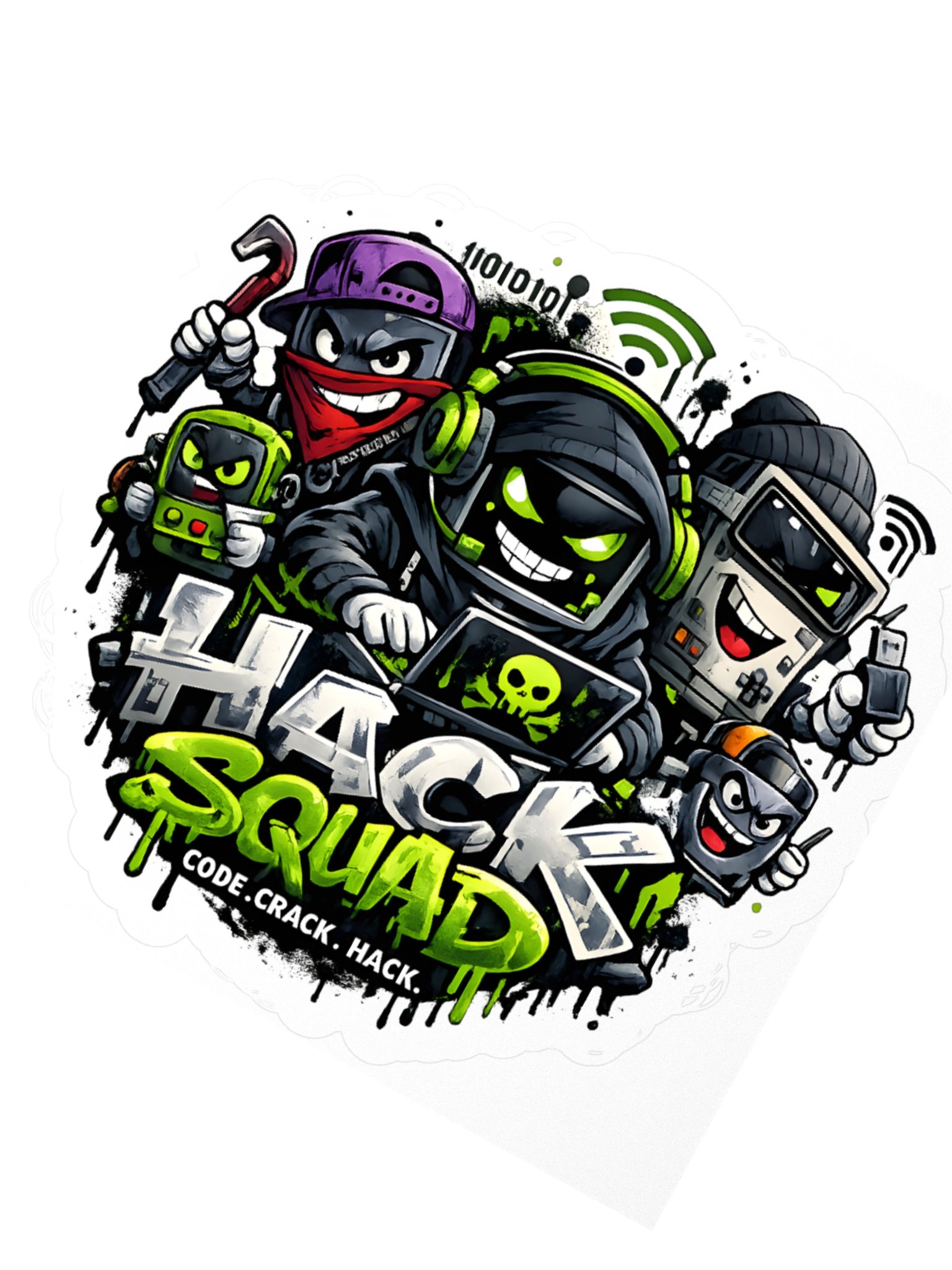 HACK SQUAD STICKER product image (5)