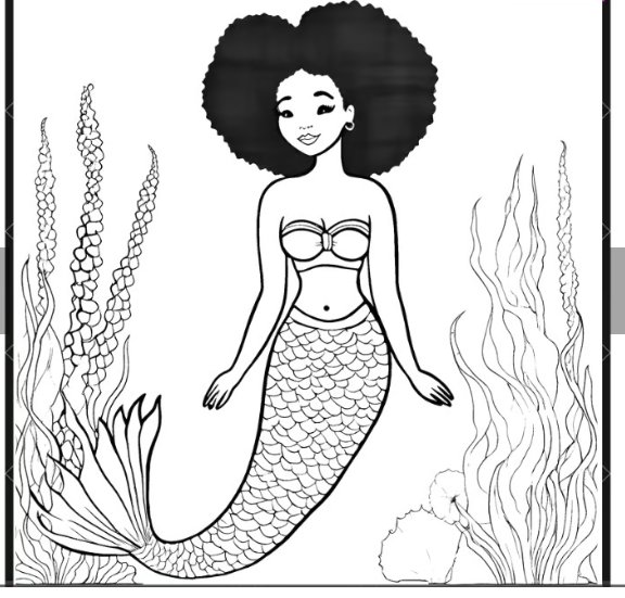 Mermaid Colouring Book product image (3)