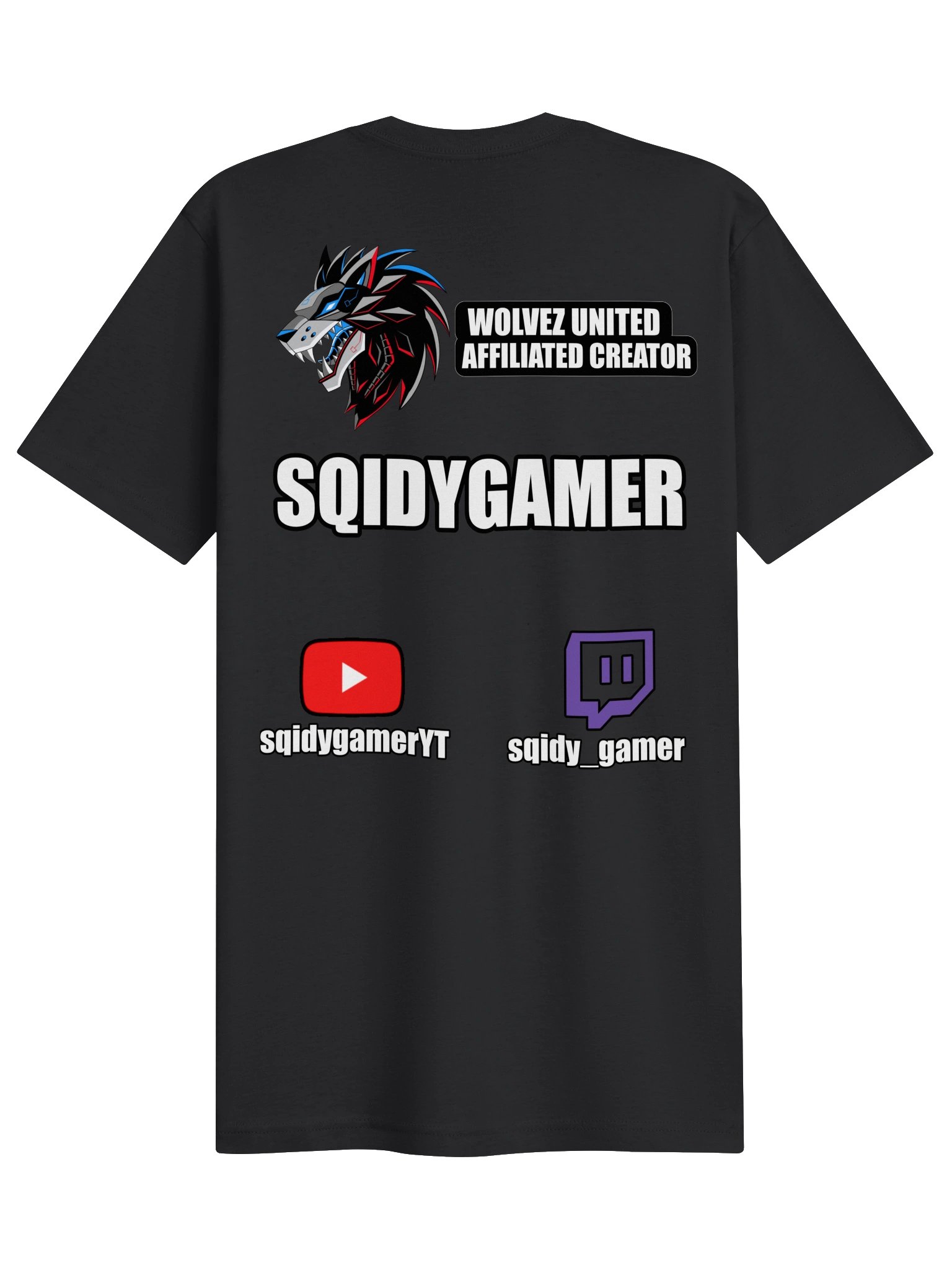 Sqidy Gamer x WolvezUnited T-Shirt product image (2)