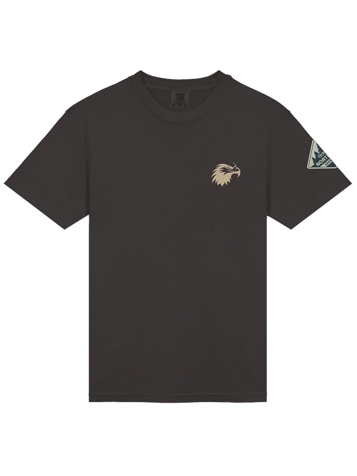 Freedom Found in the Wild – Patriotic Eagle Northwoods T-Shirt product image (2)