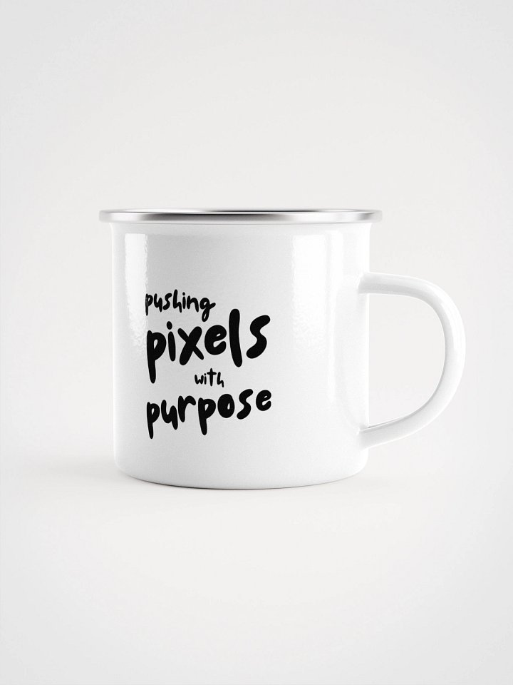 Taza "Pushing pixels with purpose" - Blanca product image (1)