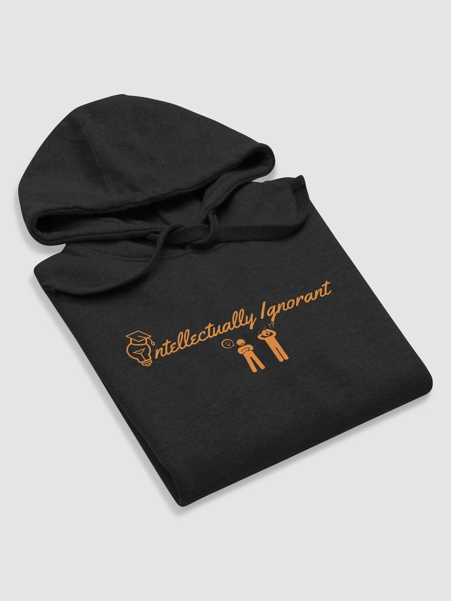Intellectually Ignorant (Orange Logo) Premium Hoodie product image (29)