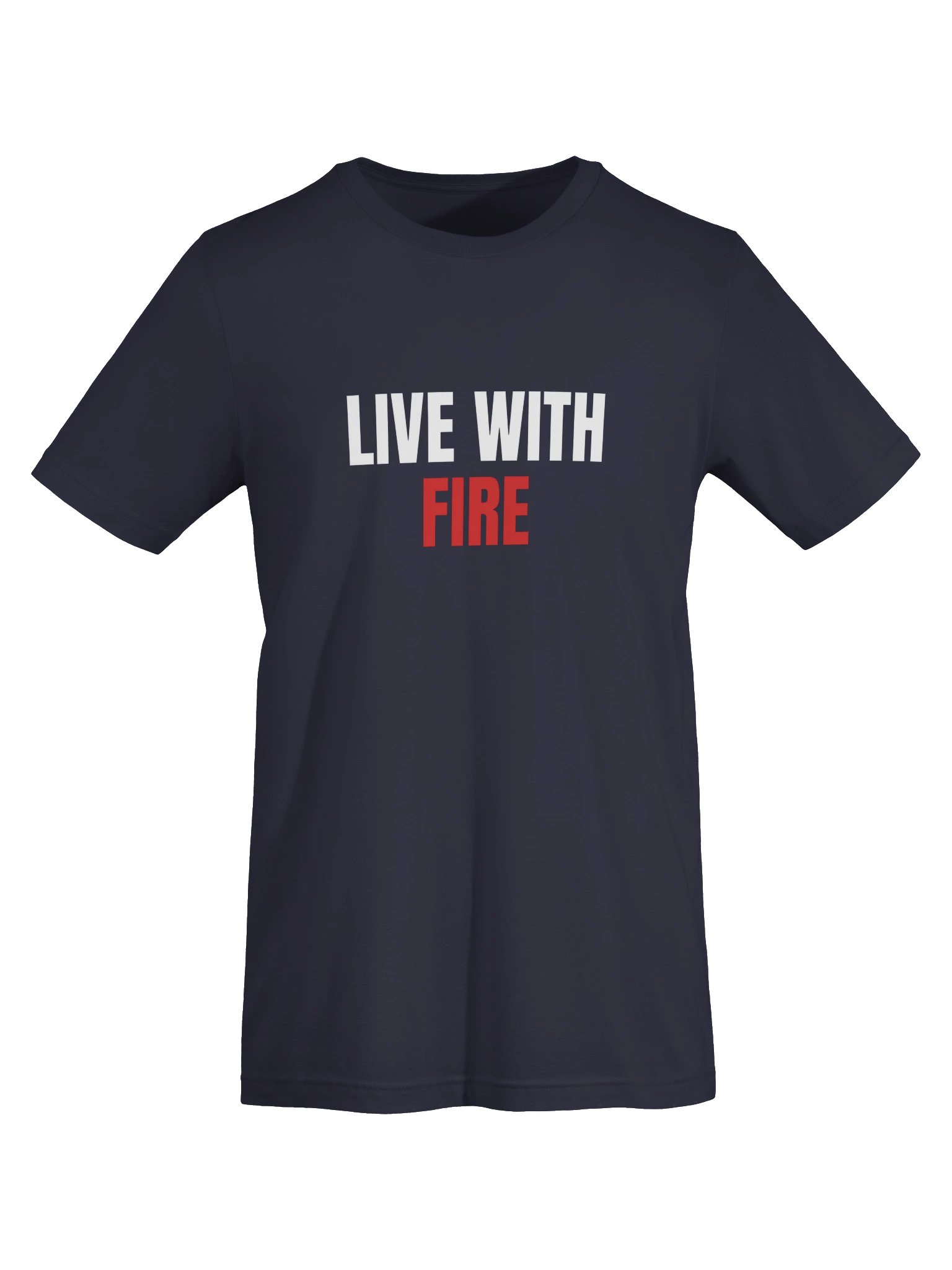 Live With Fire T-Shirt, Navy product image (5)