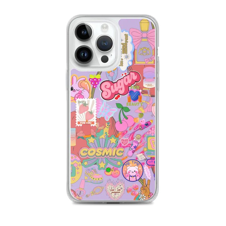 Whimsical Cosmic Collage iPhone® MagSafe® Case product image (2)