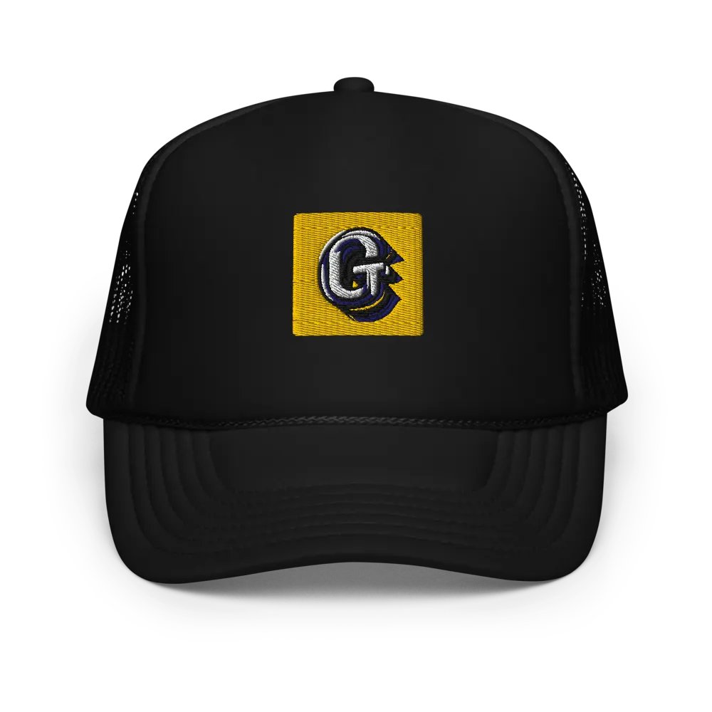 Glamorous Tango Foam Trucker Hat |AI Design initial G product image (2)